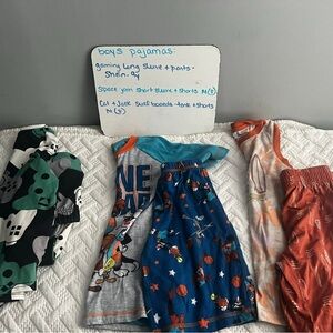 Cat & Jack Blue and Orange Kids Pajamas
